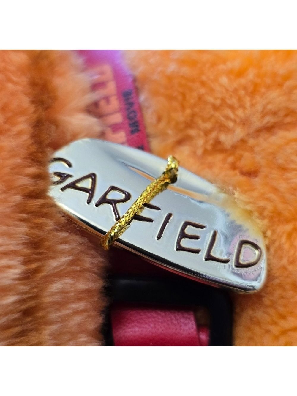 Vintage 2004 Garfield Plush Toy with Collar - Picture 8 of 10